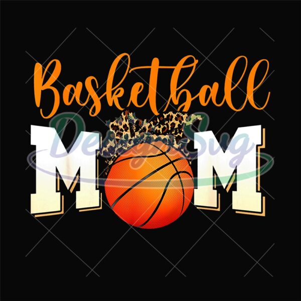Basketball Mom Leopard Bandana Sport PNG