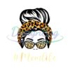 Mom Life Leopard Bandana Glasses PNG