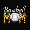 Baseball Mom Sport Softball Leopard Print PNG