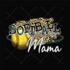 Softball Mama Leopard Print Clipart PNG