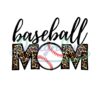 Baseball Mom Leopard Print Classic Softball PNG
