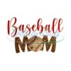 Baseball Mom Leopard Print Plaid Softball 3D
