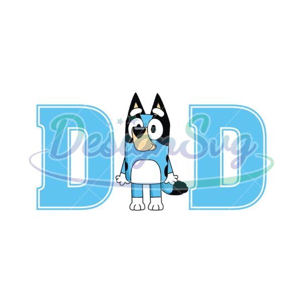 dad-bluey-heeler-puppy-dog-family-svg