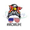 Mom Life Baseball Sport Headband Usa PNG