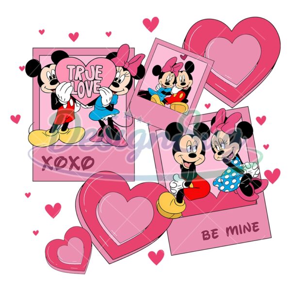 xoxo-mickey-minnie-mouse-be-mine-valentines-png