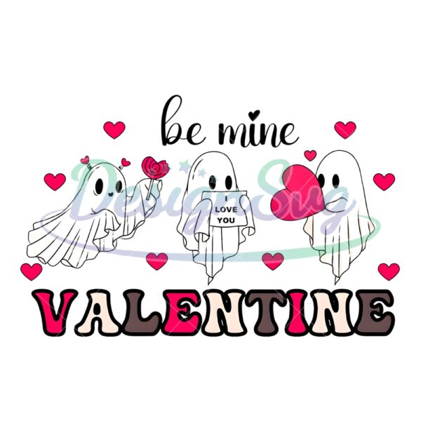 be-mine-valentine-retro-ghosts-png