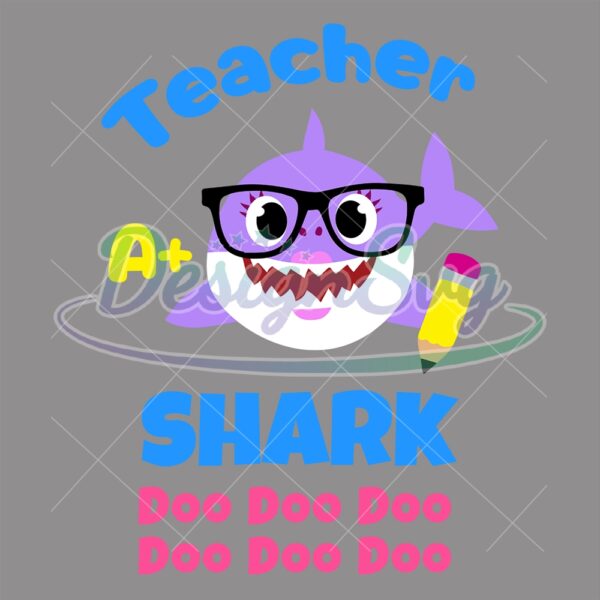 teacher-a-plus-baby-shark-purple-doo-doo-svg
