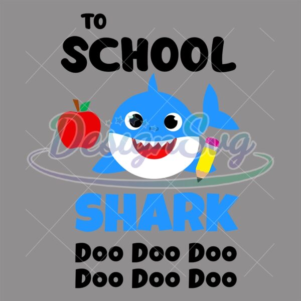 to-school-blue-baby-shark-doo-doo-svg