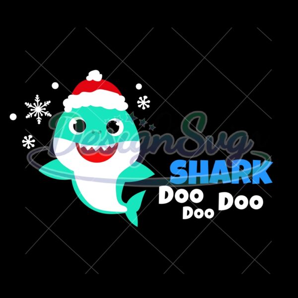 christmas-santa-snowflake-baby-shark-doo-doo-svg