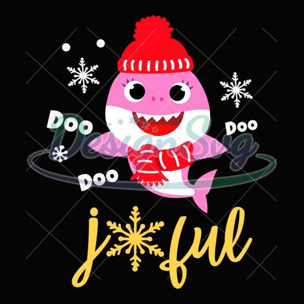 joyful-christmas-day-santa-baby-pink-shark-svg
