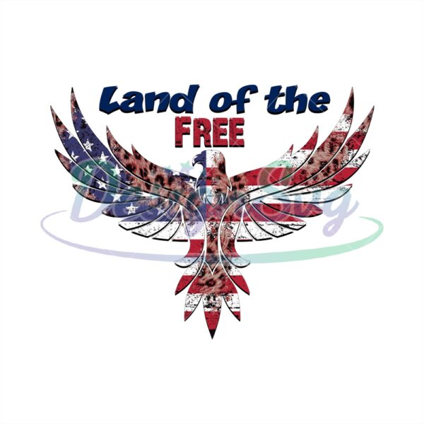 land-of-the-free-patriotic-american-eagle-png