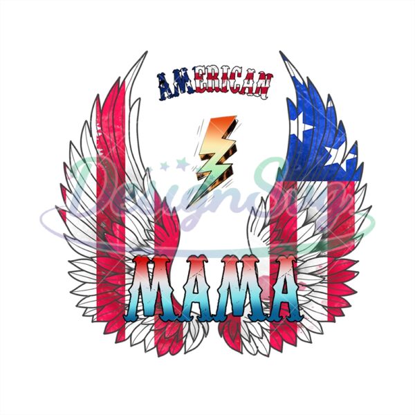 American Thunder Mama Wings Of Freedom PNG