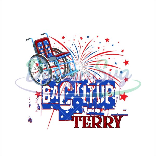 Back It Up Terry Glitter Wheelchair PNG