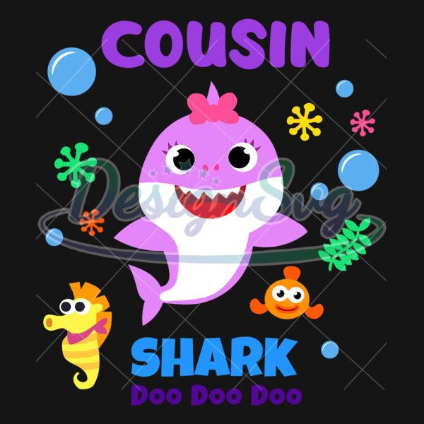cousin-little-baby-shark-doo-doo-svg