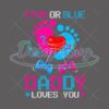 Pink Or Blue Daddy Loves You Day Game PNG