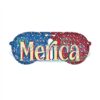 Merica Patriotic American Flag Glasses PNG