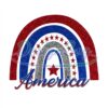 America Stars Glitter Rainbow PNG