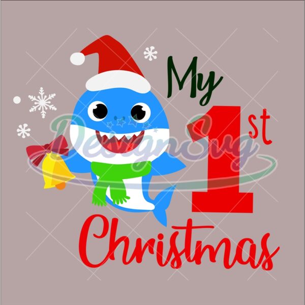 my-1st-christmas-santa-baby-shark-svg