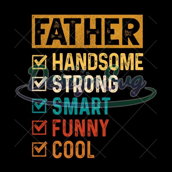 Handsome Strong And Smart Father PNG