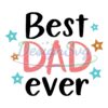 Best Dad Ever Star Clipart SVG
