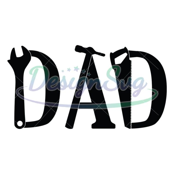Mechanic Dad SVG Gift For Father Design