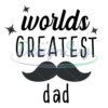 Worlds Greatest Dad Bearded Happy Father SVG