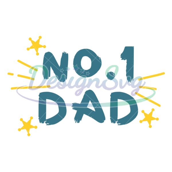 World Number One Dad SVG