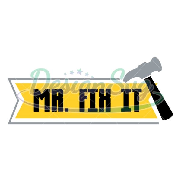 Mr Fix It Gift For Father Hammer SVG