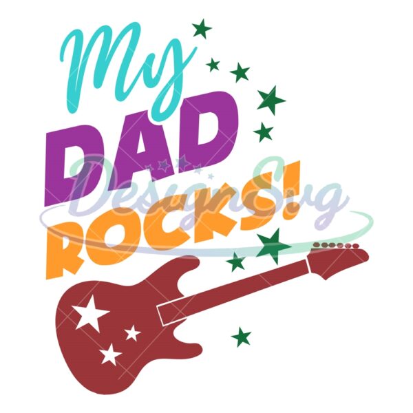 my-dad-rocksstar-svg