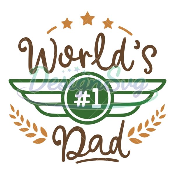 Worlds First Dad Cut File SVG