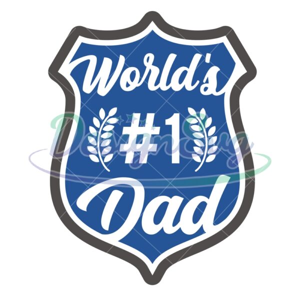 worlds-first-dad-badge-cut-file-svg