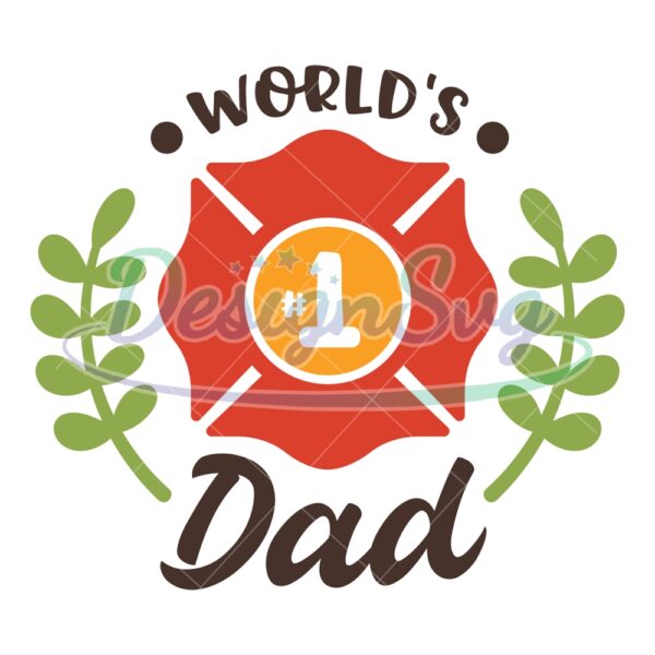 Worlds First Dad Vector SVG