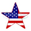 American Flag Star Patriotic Day SVG