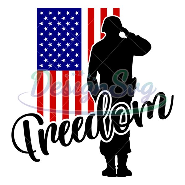 freedom-american-flag-soldier-4th-of-july-svg