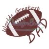 Worlds Greatest Dad Rugby Ball Sport SVG