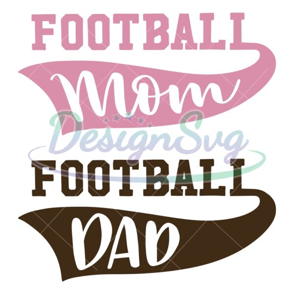 football-mom-football-dad-svg