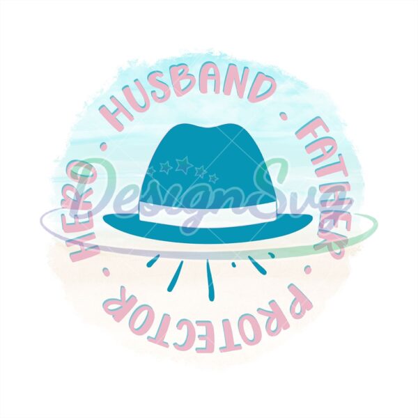 Husband Father Protector Hero Watercolor Png