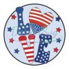 Love American Flag Happy 4th Of July Png