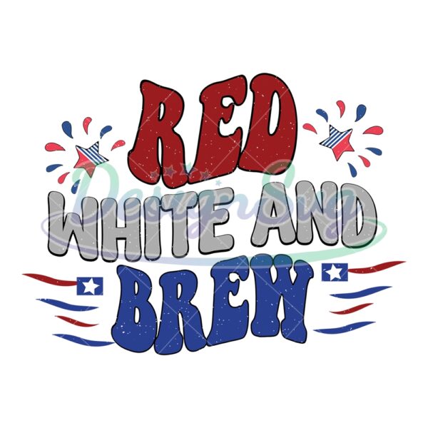 Red White And Brew Celebrating Day Png