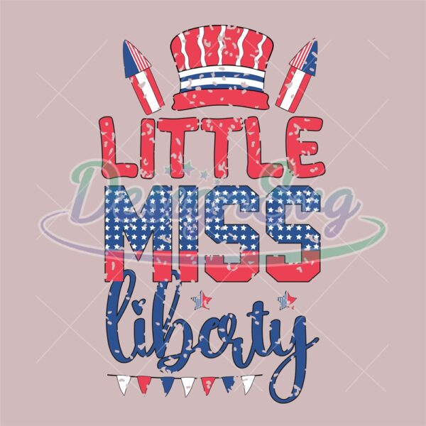 Little Miss Liberty Uncle John Hat PNG