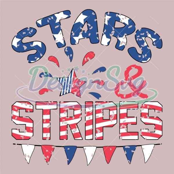 Stars And Stripes Patriotic Celebrating Day Png
