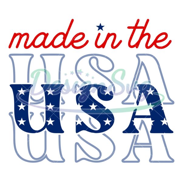 Made In The USA SVG File For Cricut