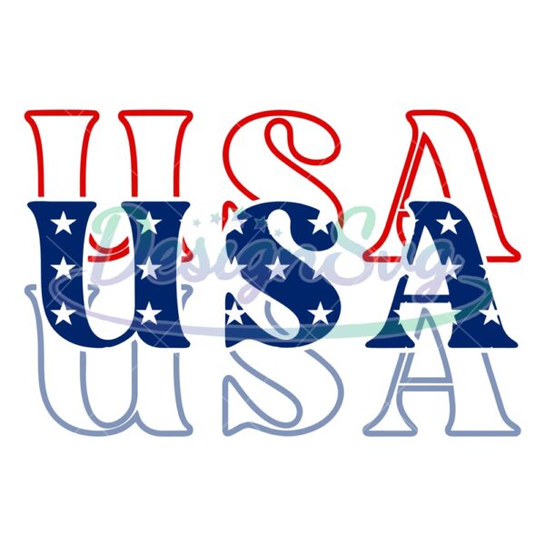 USA Patriotic Day SVG File For Cricut