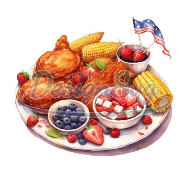 America Turkey Party Sublimation Png