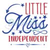 Little Miss Independence Funny SVG