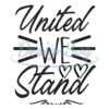 United We Stand Love SVG File For Cricut