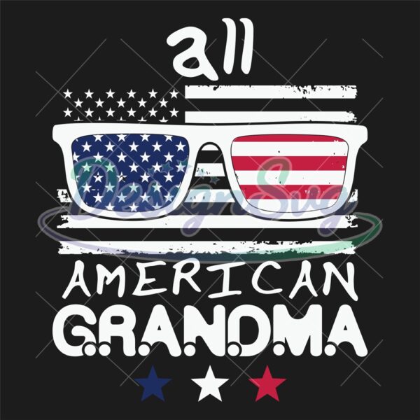 all-american-grandma-4th-of-july-flag-svg
