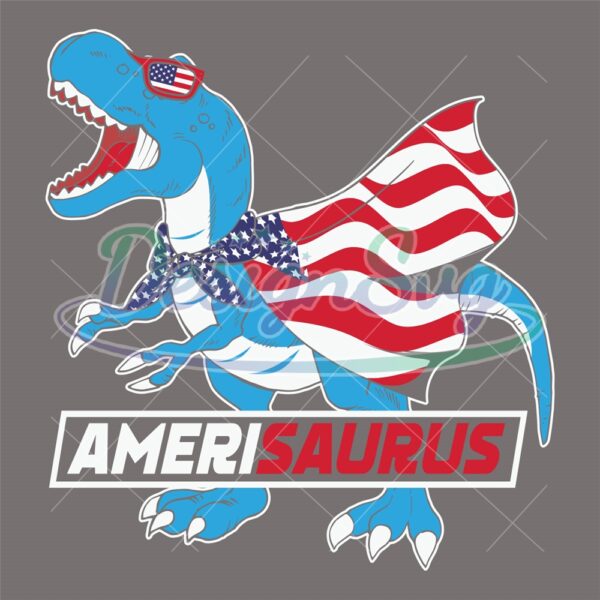 Amerisaurus American T Rex SVG