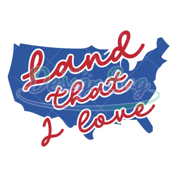 land-that-i-love-american-map-svg