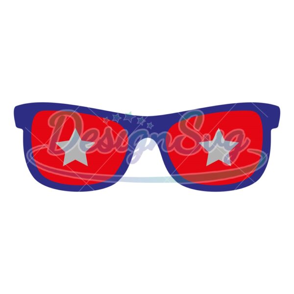 4th-of-july-star-glasses-vector-svg